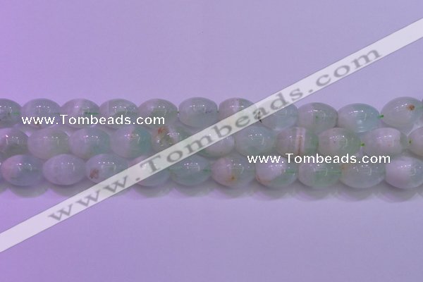 CFL1204 15.5 inches 12*16mm rice green fluorite gemstone beads