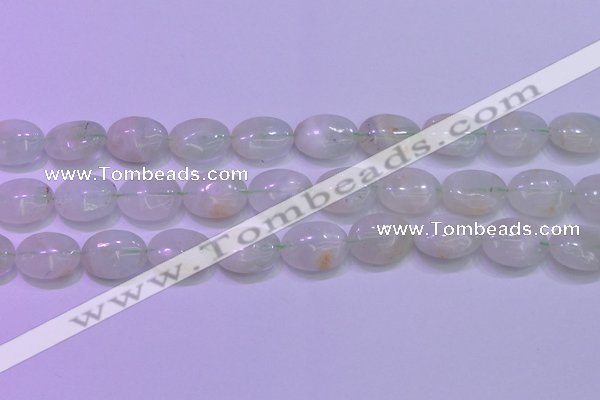 CFL1219 15.5 inches 13*18mm oval green fluorite gemstone beads