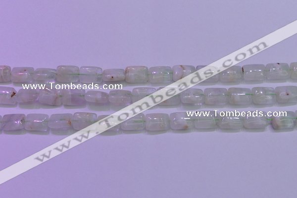 CFL1223 15.5 inches 8*12mm rectangle green fluorite gemstone beads