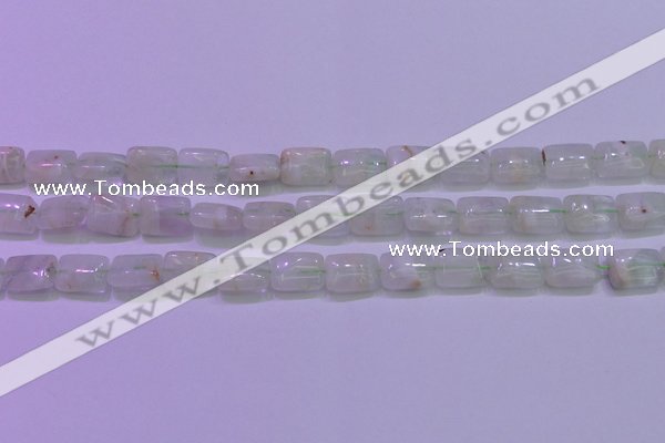 CFL1224 15.5 inches 10*14mm rectangle green fluorite gemstone beads