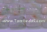 CFL1225 15.5 inches 12*16mm rectangle green fluorite gemstone beads
