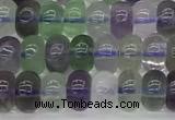 CFL1238 15 inches 4*6mm rondelle fluorite gemstone beads