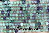 CFL1251 15 inches 4mm round fluorite beads wholesale