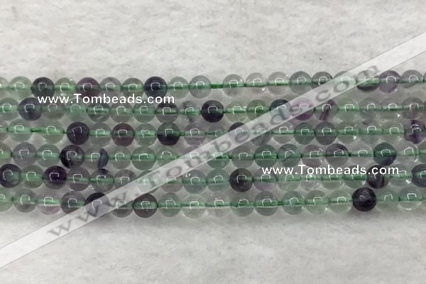 CFL1460 15.5 inches 4mm round A grade fluorite gemstone beads