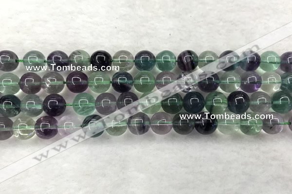 CFL1463 15.5 inches 10mm round A grade fluorite gemstone beads