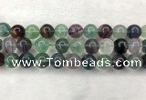 CFL1466 15.5 inches 16mm round A grade fluorite gemstone beads