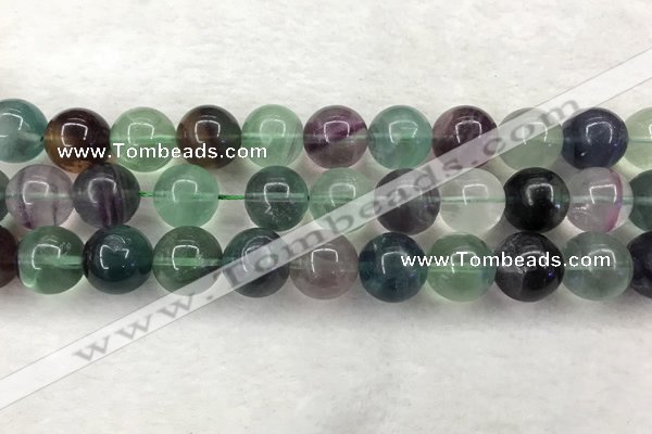 CFL1466 15.5 inches 16mm round A grade fluorite gemstone beads