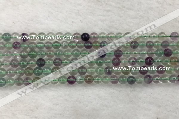 CFL1470 15.5 inches 4mm round AA grade fluorite gemstone beads