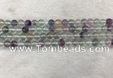 CFL1471 15.5 inches 6mm round AA grade fluorite gemstone beads