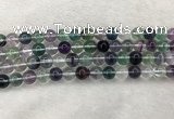 CFL1473 15.5 inches 10mm round AA grade fluorite gemstone beads