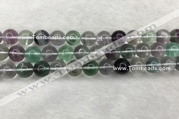 CFL1475 15.5 inches 13mm round AA grade fluorite gemstone beads