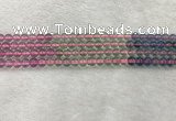 CFL1489 15.5 inches 6mm round rainbow fluorite gemstone beads