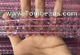 CFL1497 15.5 inches 8mm round purple fluorite gemstone beads