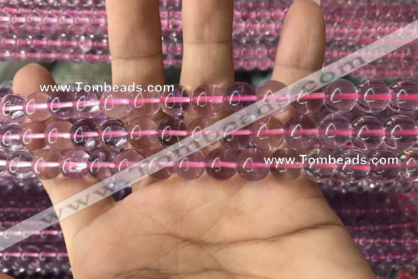 CFL1497 15.5 inches 8mm round purple fluorite gemstone beads