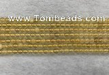 CFL1506 15.5 inches 4mm round yellow fluorite gemstone beads