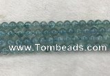 CFL1516 15.5 inches 8mm round blue fluorite gemstone beads