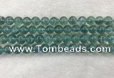 CFL1517 15.5 inches 10mm round blue fluorite gemstone beads