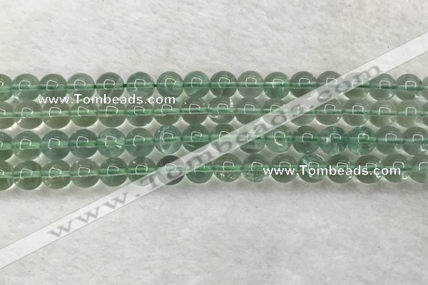 CFL1523 15.5 inches 8mm round green fluorite gemstone beads