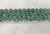 CFL1525 15.5 inches 12mm round green fluorite gemstone beads