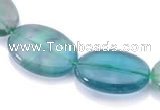 CFL19 8*12mm oval A- grade natural fluorite beads Wholesale