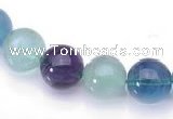 CFL27 16 inch 6mm round B grade natural fluorite beads Wholesale