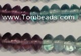 CFL561 15.5 inches 4*6mm rondelle fluorite gemstone beads wholesale