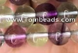 CFL587 15.5 inches 8mm round AAAAA grade fluorite gemstone beads