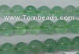 CFL603 15.5 inches 10mm round AB grade green fluorite beads wholesale