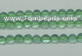 CFL611 15.5 inches 6mm round A grade green fluorite beads wholesale