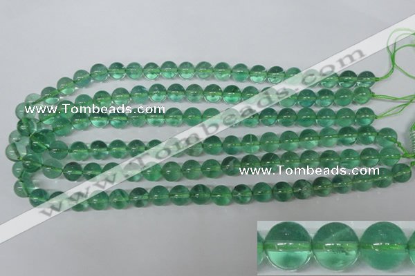 CFL613 15.5 inches 10mm round A grade green fluorite beads wholesale