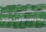 CFL631 15.5 inches 6*6mm cube green fluorite beads wholesale