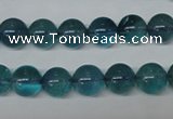 CFL663 15.5 inches 10mm round AB grade blue fluorite beads wholesale