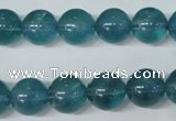 CFL664 15.5 inches 12mm round AB grade blue fluorite beads wholesale