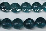 CFL675 15.5 inches 14mm round A grade blue fluorite beads wholesale