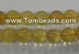 CFL803 15.5 inches 10mm round yellow fluorite gemstone beads