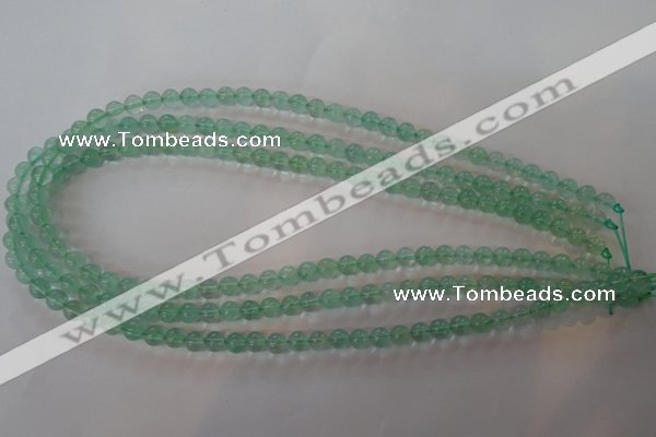 CFL851 15.5 inches 6mm round green fluorite gemstone beads