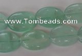 CFL866 15.5 inches 13*18mm oval green fluorite gemstone beads