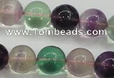 CFL905 15.5 inches 10mm round rainbow fluorite gemstone beads