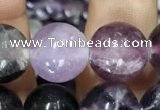 CFL914 15.5 inches 12mm round purple fluorite beads wholesale