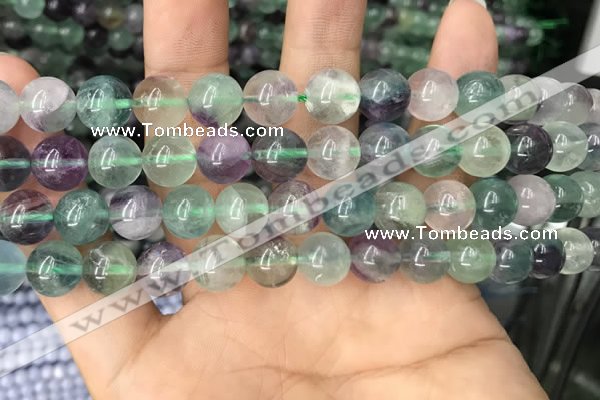 CFL926 15.5 inches 10mm round fluorite beads wholesale