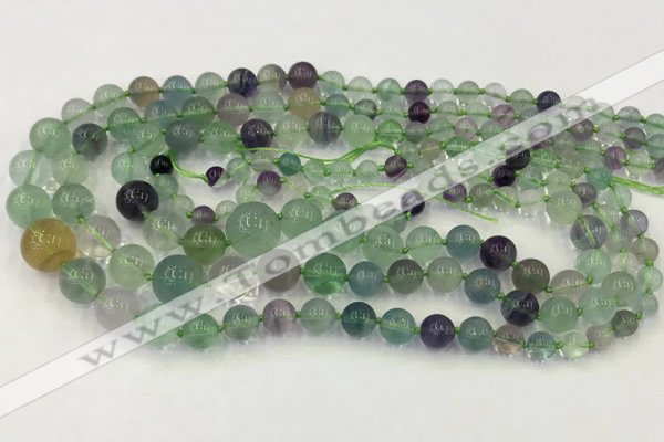 CFL930 15.5 inches 6mm - 12mm round fluorite graduated beads