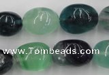 CFL953 15.5 inches 15*20mm nuggets natural fluorite beads wholesale