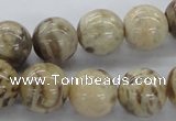 CFS05 15.5 inches 16mm round natural feldspar gemstone beads