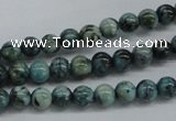 CFS101 15.5 inches 6mm round blue feldspar gemstone beads