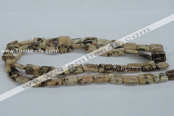 CFS15 15.5 inches 12*16mm rectangle natural feldspar gemstone beads