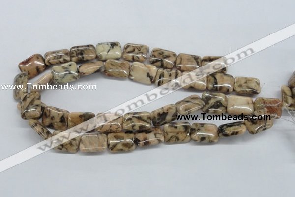 CFS16 15.5 inches 15*20mm rectangle natural feldspar gemstone beads