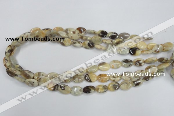 CFS202 15.5 inches 10*14mm oval natural feldspar gemstone beads