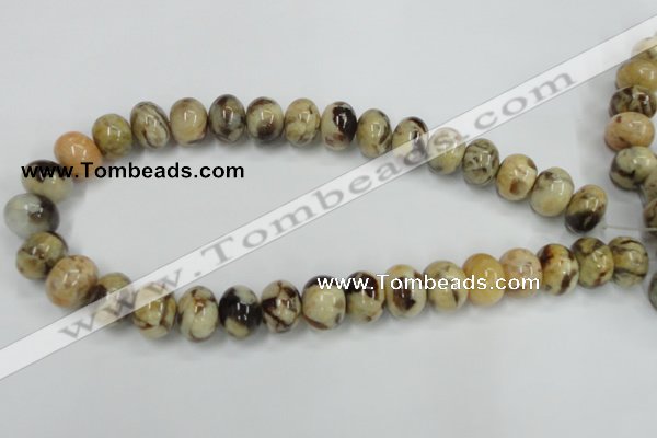 CFS209 15.5 inches 12*16mm rondelle natural feldspar gemstone beads