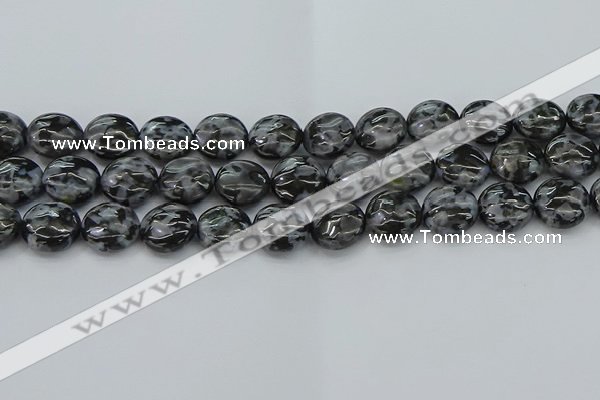 CFS313 15.5 inches 15mm flat round feldspar gemstone beads