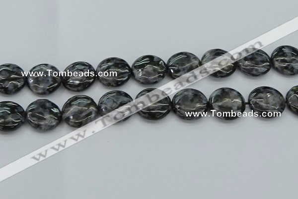 CFS315 15.5 inches 20mm flat round feldspar gemstone beads